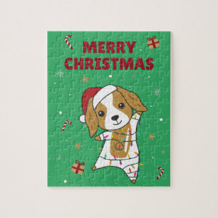 Cocker Spaniel Kersthond Winterdieren Hond J Legpuzzel