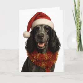Cocker Spaniel Kerstkaart Kaart