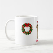 Cocker Spaniel Kerstkoffie mok (Links)