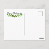 Cocker Spaniel Kerstmis Briefkaart (Achterkant)