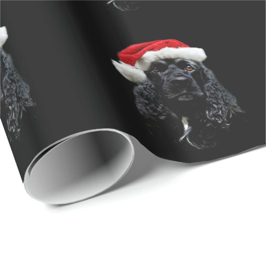 Cocker Spaniel Kerstmis Cadeaupapier (Rol Hoek)
