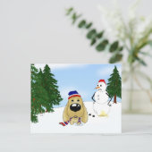 Cocker Spaniel Kerstmis Feestdagenkaart (Staand voorkant)