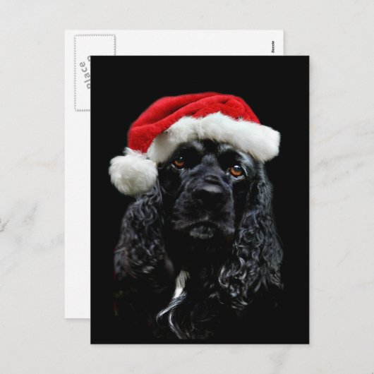 Cocker Spaniel Kerstmis Feestdagenkaart (Voorkant / Achterkant)