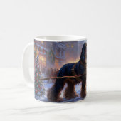 Cocker Spaniel Kerstmis Feestelijk Seizoen Koffiemok (Voorkant links)