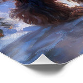 Cocker Spaniel Kerstmis Feestelijk Seizoen Perfect Poster (Hoek)