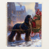 Cocker Spaniel Kerstmis Feestelijk Seizoen Planner (Voorkant)