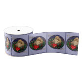 Cocker Spaniel Kerstmis Grosgrain Lint (Spoel)