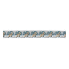 Cocker Spaniel Kerstmis Grosgrain Lint
