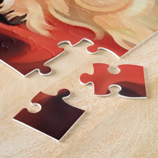 Cocker Spaniel Kerstmis Legpuzzel (Zijkant)