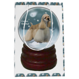 Cocker Spaniel Kerstmis Medium Cadeauzakje