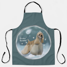 Cocker Spaniel Kerstmis Schort