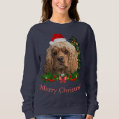 Cocker spaniel Kerstmis  Trui (Voorkant)