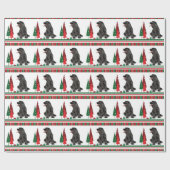 Cocker Spaniel kerstpapier Cadeaupapier (Vlak)