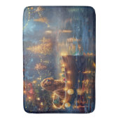 Cocker Spaniel Kerstvakantie Badmat (Voorkant Verticaal)