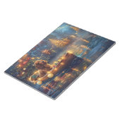 Cocker Spaniel Kerstvakantie Notitieblok (Schuin)