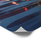 Cocker Spaniel Kerstvakantie Poster (Hoek)