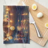 Cocker Spaniel Kerstvakantie Theedoek (Quarter Fold)