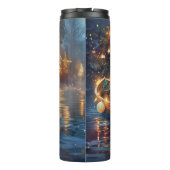 Cocker Spaniel Kerstvakantie Thermosbeker (Achterkant)