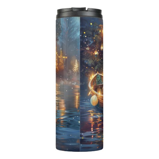 Cocker Spaniel Kerstvakantie Thermosbeker (Achterkant)