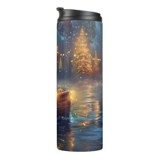 Cocker Spaniel Kerstvakantie Thermosbeker (Geroteerd rechts)