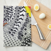 Cocker Spaniel keukenhanddoek (Quarter Fold)