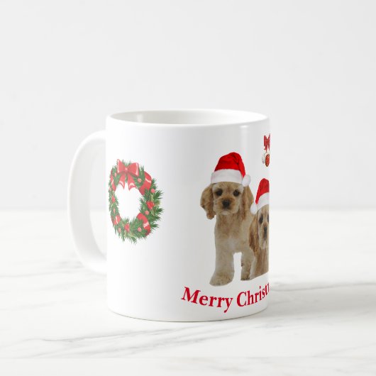 Cocker spaniel koffiemok (Voorkant links)