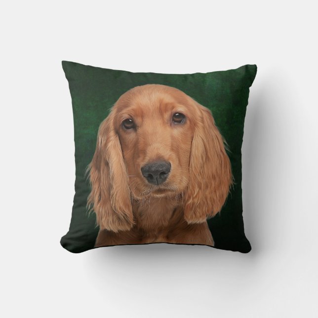 Cocker Spaniel Kussen (Voorkant)