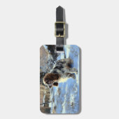 Cocker Spaniel Laat het sneeuwen Kerstmis Bagagelabel (Voorkant verticaal)