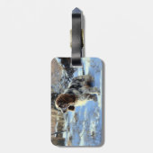 Cocker Spaniel Laat het sneeuwen Kerstmis Bagagelabel (Achterkant verticaal)