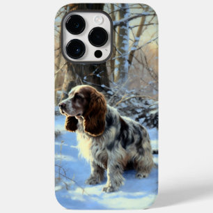 Cocker Spaniel Laat het sneeuwen Kerstmis Case-Mate iPhone 14 Pro Max Hoesje