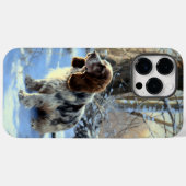 Cocker Spaniel Laat het sneeuwen Kerstmis Case-Mate iPhone Case (Achterkant (horizontaal))