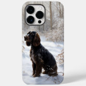 Cocker Spaniel Laat het sneeuwen Kerstmis Case-Mate iPhone Case (Achterkant)