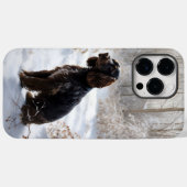 Cocker Spaniel Laat het sneeuwen Kerstmis Case-Mate iPhone Case (Achterkant (horizontaal))