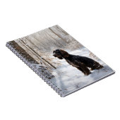 Cocker Spaniel Laat het sneeuwen Kerstmis Notitieboek (Rechterzijde)