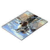 Cocker Spaniel Laat het sneeuwen Kerstmis Notitieboek (Linkerzijde)