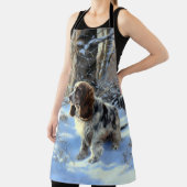 Cocker Spaniel Laat het sneeuwen Kerstmis Schort (Insitu)