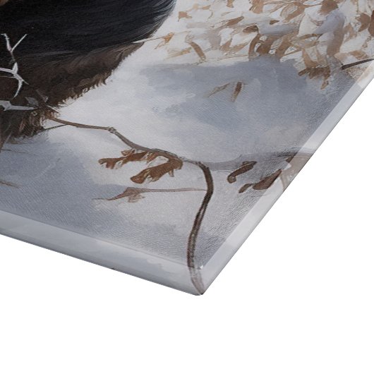 Cocker Spaniel Laat het sneeuwen Kerstmis Snijplank (Hoek)