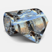 Cocker Spaniel Laat het sneeuwen Kerstmis Stropdas (Opgerold)