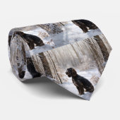 Cocker Spaniel Laat het sneeuwen Kerstmis Stropdas (Opgerold)