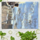 Cocker Spaniel Laat het sneeuwen Kerstmis Theedoek (Gevouwen)