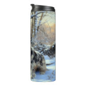 Cocker Spaniel Laat het sneeuwen Kerstmis Thermosbeker (Geroteerd rechts)