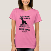 Cocker Spaniel Licence T-shirt (Voorkant)