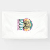 Cocker Spaniel Licht Afleidbaar Vintage Hond Shirt Spandoek (Horizontaal)