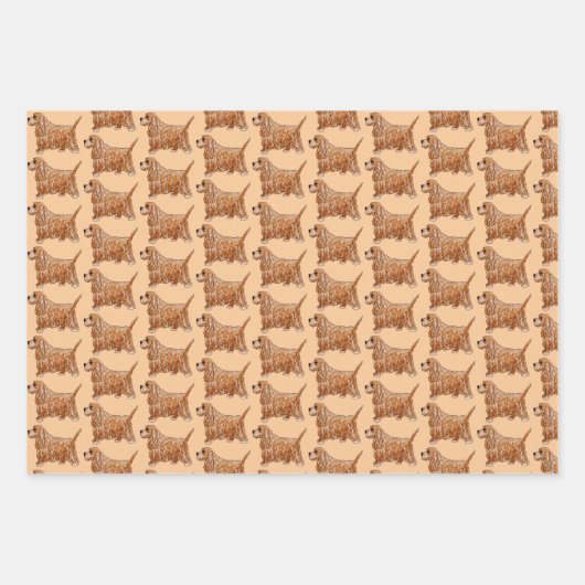 Cocker Spaniel liefhebbers Inpakpapier Vel (Voorkant 2)
