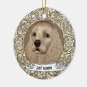 Cocker Spaniel Lieve Herinnering ornament (Links)