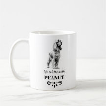 Cocker Spaniel Life is beter met Custom Dog Name