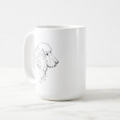 Cocker Spaniel – Lijntekening Hond Koffiemok (Voorkant links)