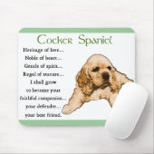 Cocker Spaniel Lovers Gifts Muismat (Met muis)