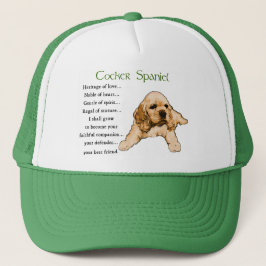 Cocker Spaniel Lovers Gifts Trucker Pet