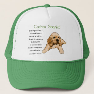 Cocker Spaniel Lovers Gifts Trucker Pet